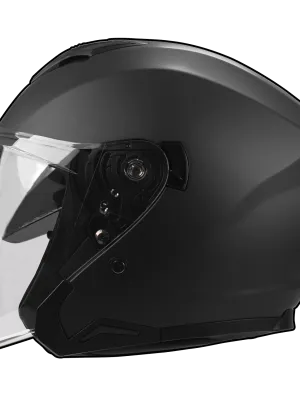 CASQUE BULLE VISIERE NOIR MAT