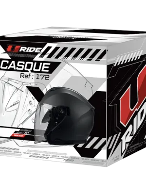 CASQUE BULLE VISIERE NOIR MAT